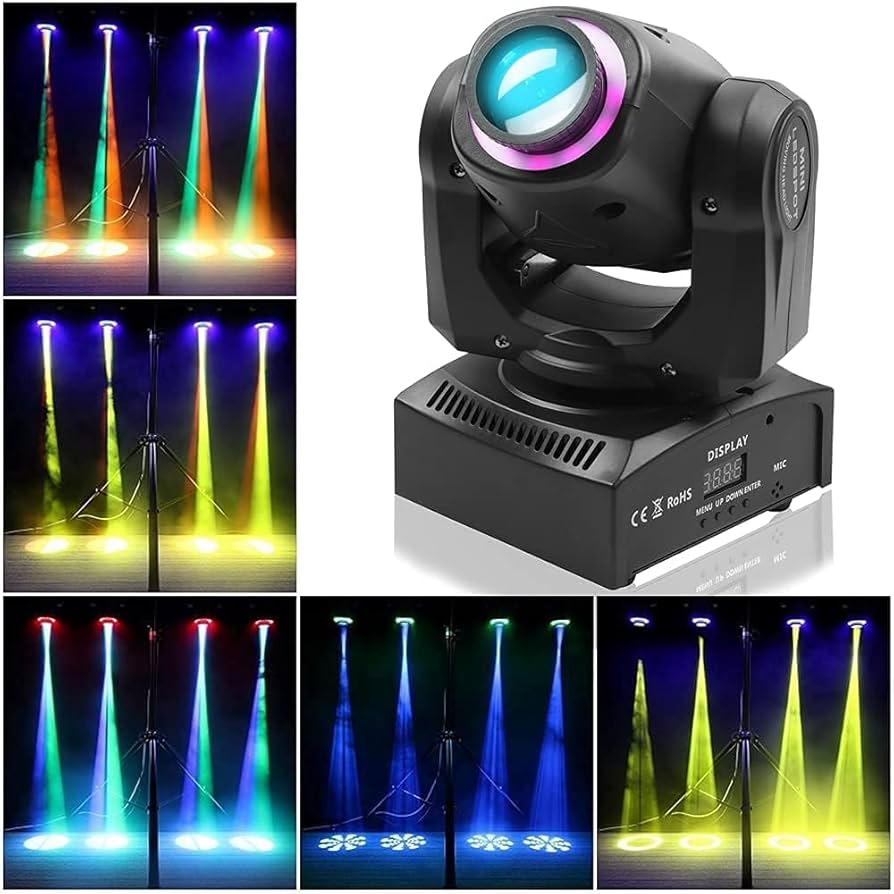 Amazon.com: U`King Moving Head Light 50W LED Spot DJ Lights Stage