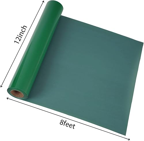 Miniatura 8 de Guangyintong Vinilo de transferencia de calor 3D Puff - Vinilo HTV de 12 pulgadas x 8 pies - Rollo de vinilo para planchar para camisas (plateado)