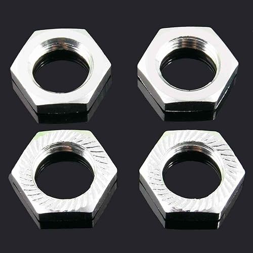 Miniatura 6 de Rc 7756 Upgrade Wheel Hex Nuts Mount 17mm 4pcs for TRAXS X-maX Truck - Parts & Accs - - (Color Red)