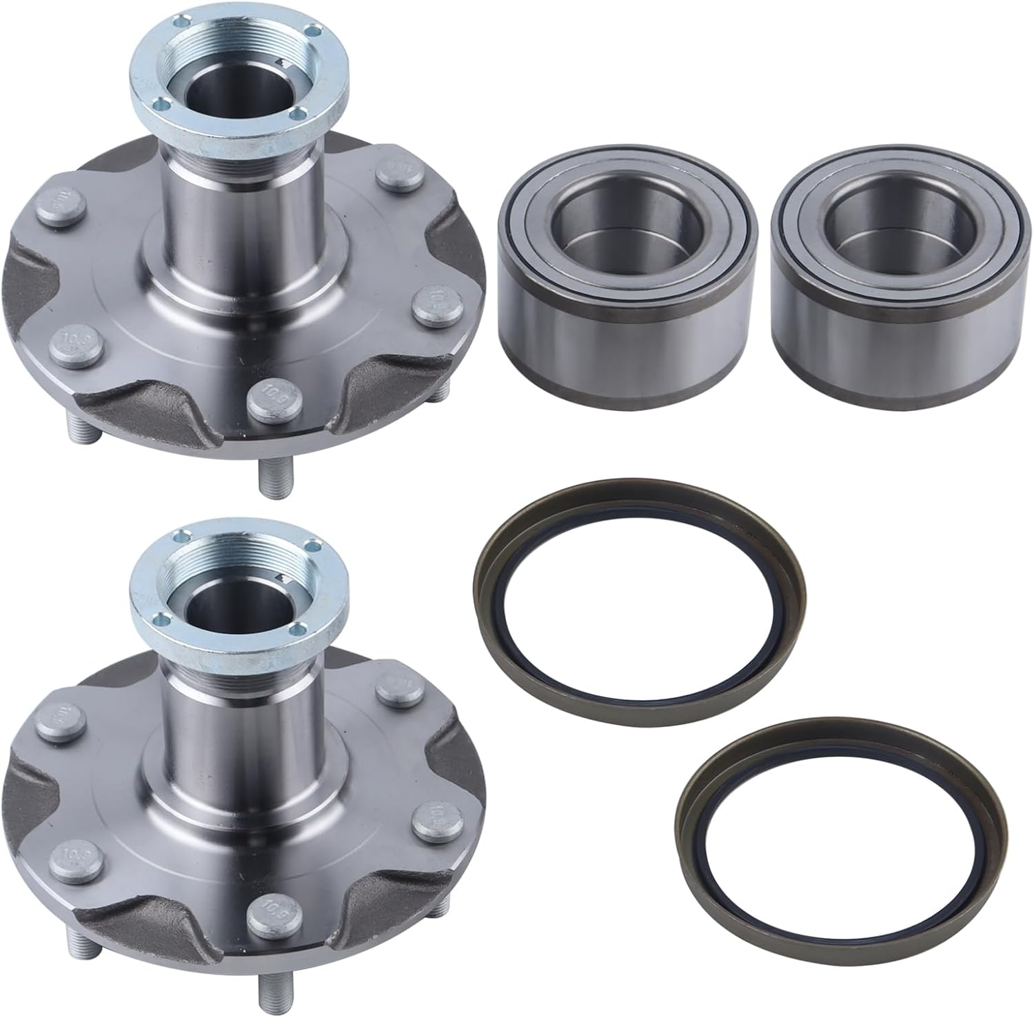 2WD 2PCS Front Wheel Hub Bearing Kits Compatible with 1996-2001 4Runner 2001-2007 Sequoia 2000-2006 Tundra 1999-2004 Toyota Tacoma 5170112