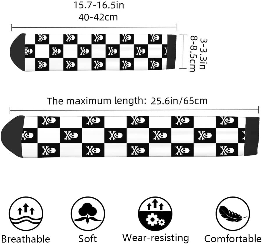 AOYEGO Cute Squirrel Funny Socks Brown Acorns Novelty Casual Crew Socks Contrast Color Design for Women Men Gift - Image 2