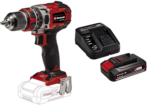 Einhell TP-CD 18/50 Li-i BL - Solo, Akülü Darbeli Vidalama ve Einhell 18V 2,5 Ah PXC Starter Kit (Başlangıç Seti)