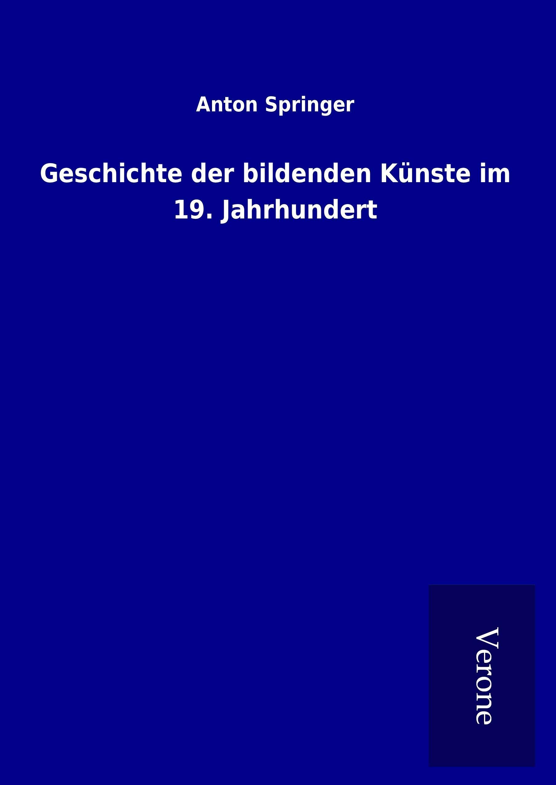 Histoire des beaux-arts au 19e siècle livre d'art historique allemand relié
