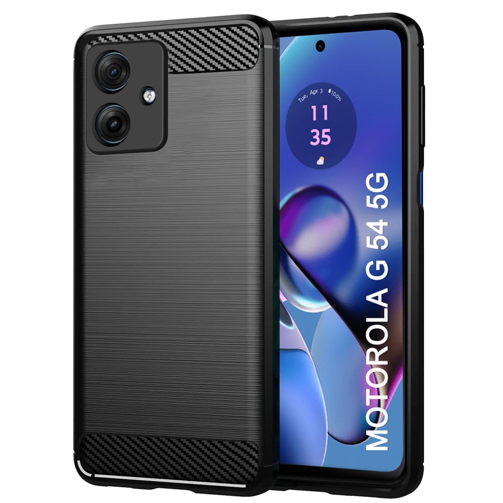 TheGiftKart Rugged Shockproof Back Cover Case for Motorola Moto G54 5G | Total Camera Protection | Anti-Fingerprint Finish | Stylish Design | 360 Degree Protection (TPU, Black) (B0CHVNSTQS) Amazon Price History, Amazon Price Tracker