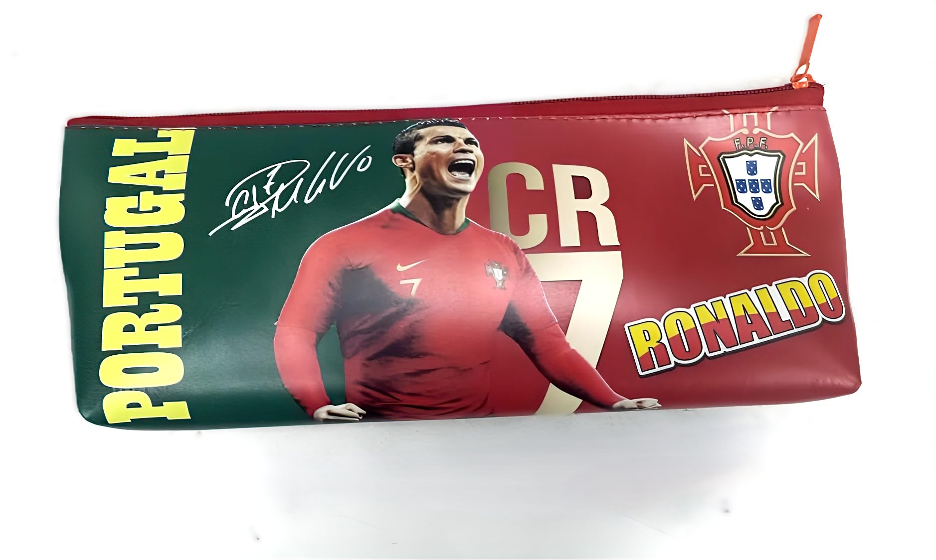 Tomkins Canvas Ronaldo Pencil Zipper Pouch, Premium Pencil Pouch For Boys, Fcb Football/Ronaldo/Messi Club/Ronaldo Picture Pencil Pouches (Iron Man) (Red) (B0D2WXC9C1) Amazon Price History, Amazon Price Tracker