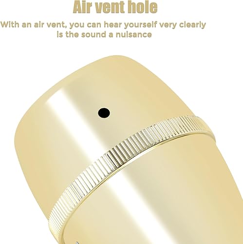 Miniatura 4 de EASTROCK Silencio de trompeta ABS ligero Accesorios para trompeta (dorado)