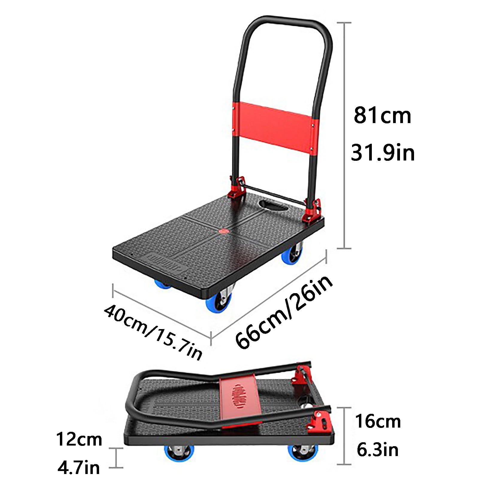 Capacité de Charge 300 kg/660 LB, léger et Portable, adapté aux usines