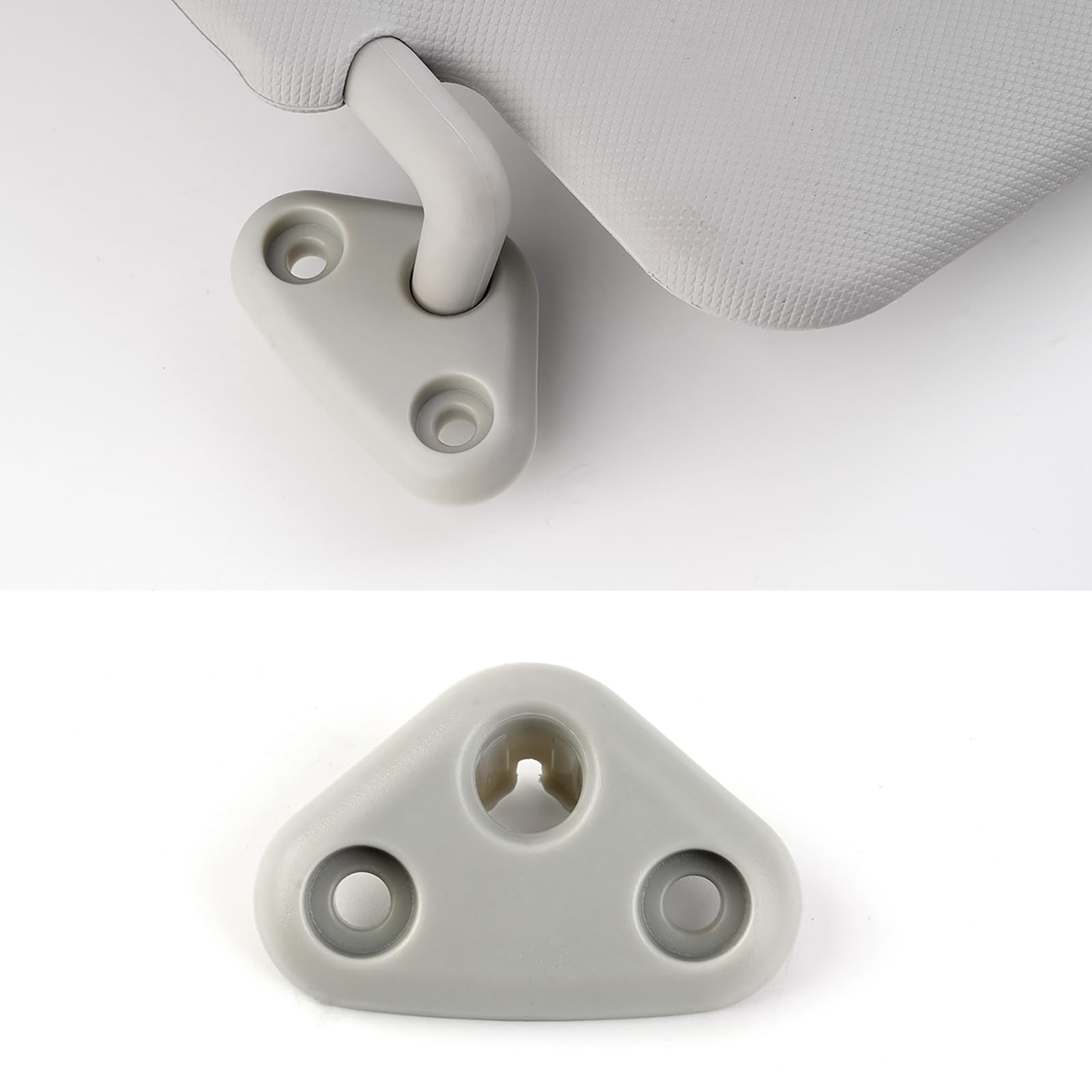 JERBOR Sun Visor Mount Fits for Subaru Forester Crossterk Sun Visor Mount Replacement 2008-2018,for Crossterk 2008-2019, GRAY