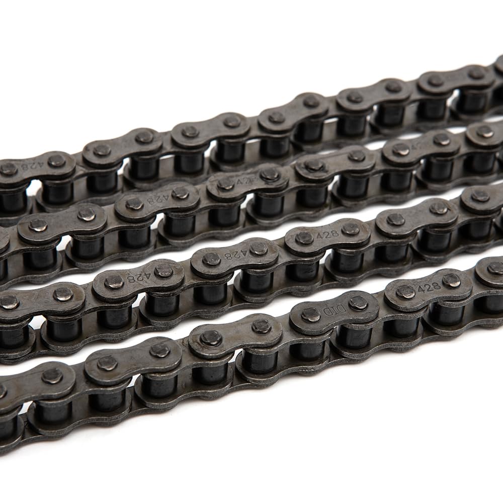 Moto cadena 520 525 530 120L 428 136L Motocicleta transmisión cadena de transmisión para ATV Quad MX Enduro Motard Racing Cadena de conducción