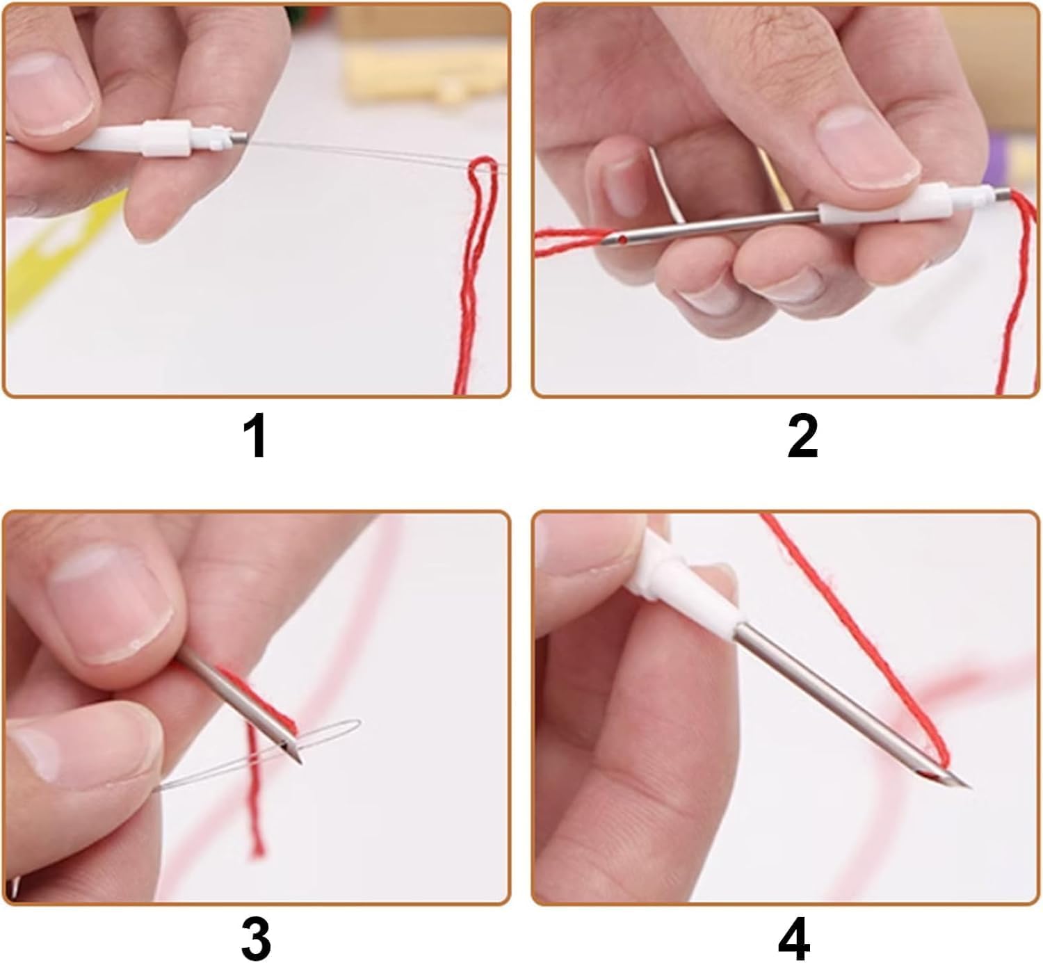 Deriz Punch Needle Embroidery Starter Kit for Adults & Kids | Complete DIY Rug Punch Needle Craft Set with 5 Color Yarn (15g Each), Embroidery Cloth, Needles & Accessories | Beginner Needle Felting Craft Kit 4