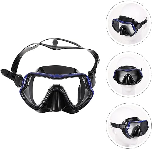 Miniatura 9 de Toyvian Juego de máscara de esnórquel y esnórquel para adultos, equipo de esnórquel ligero con cómodo sello hermético para hombres y mujeres, equipo