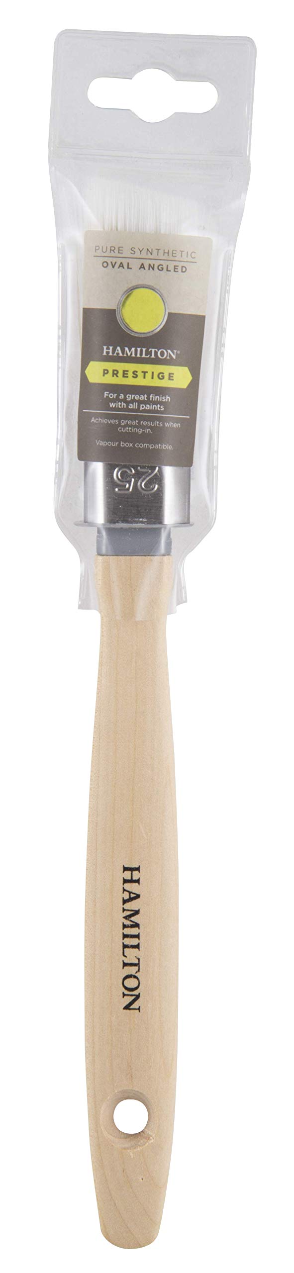 Hamilton Prestige Pure Synthetic Oval Angled Paint Brush 25mm