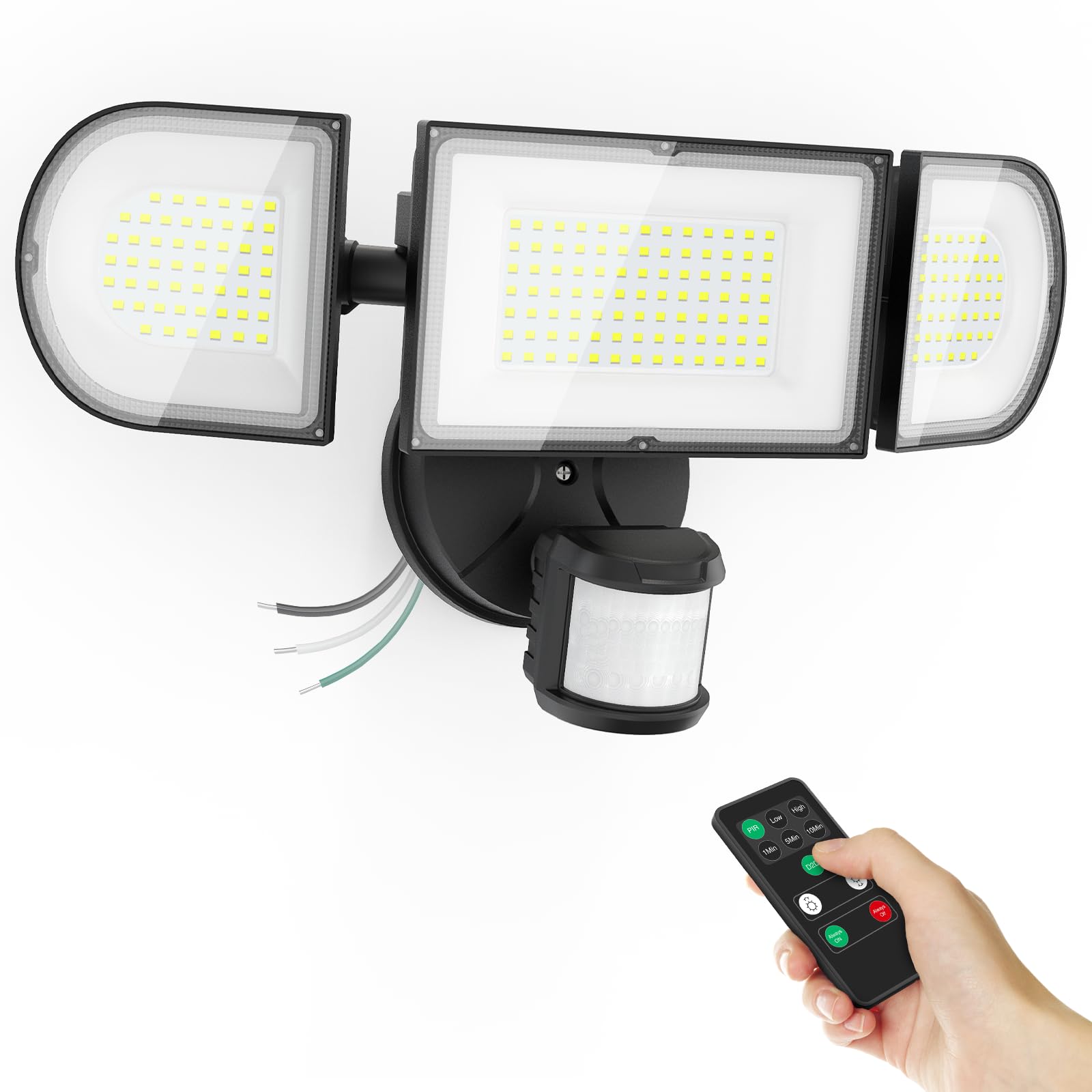 iMaihom 180W 18000LM Motion Sensor Outdoor Light with Remote, Dusk