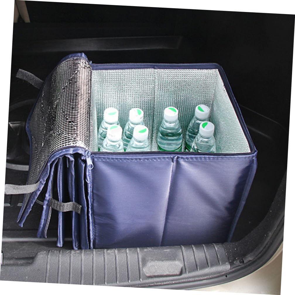 PRETYZOOM Scatola Organizer per Bagagliaio Auto Pieghevole 4 Griglie Pvc