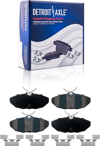 Miniatura 62 de Detroit Axle - Pastillas de freno traseras para Chevrolet Captiva Sport Equinox GMC Terrain Pontiac Torrent Saturn Vue XL-7, Pastillas de freno de