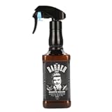Hairdressing Spray Bottle, 500ml Plastic Hairdressing Spray Bottle Salon Barber Hair Tools Water Sprayer (Brown)