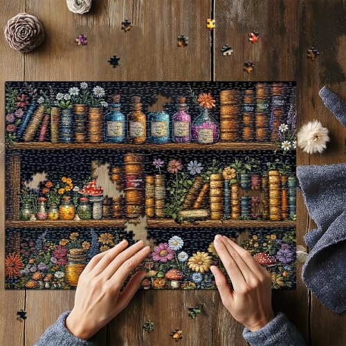 Rompecabezas libros vintage 16+ anos miniatura 6