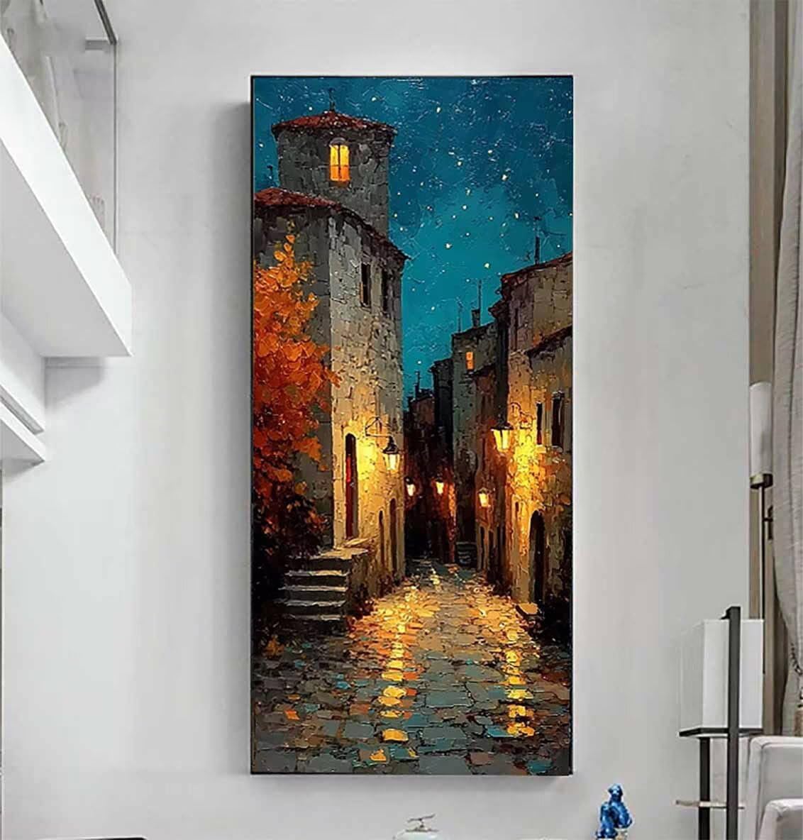 Zestawy sztuki diamentowej dla dorosłych, malarstwo diamentowe, zestawy sztuki z kryształami ulicznymi, dla dorosłych, dzieci, DIY, 5D, okrągłe, pełne wiercenie, klejnot, kropki, haft, obrazy