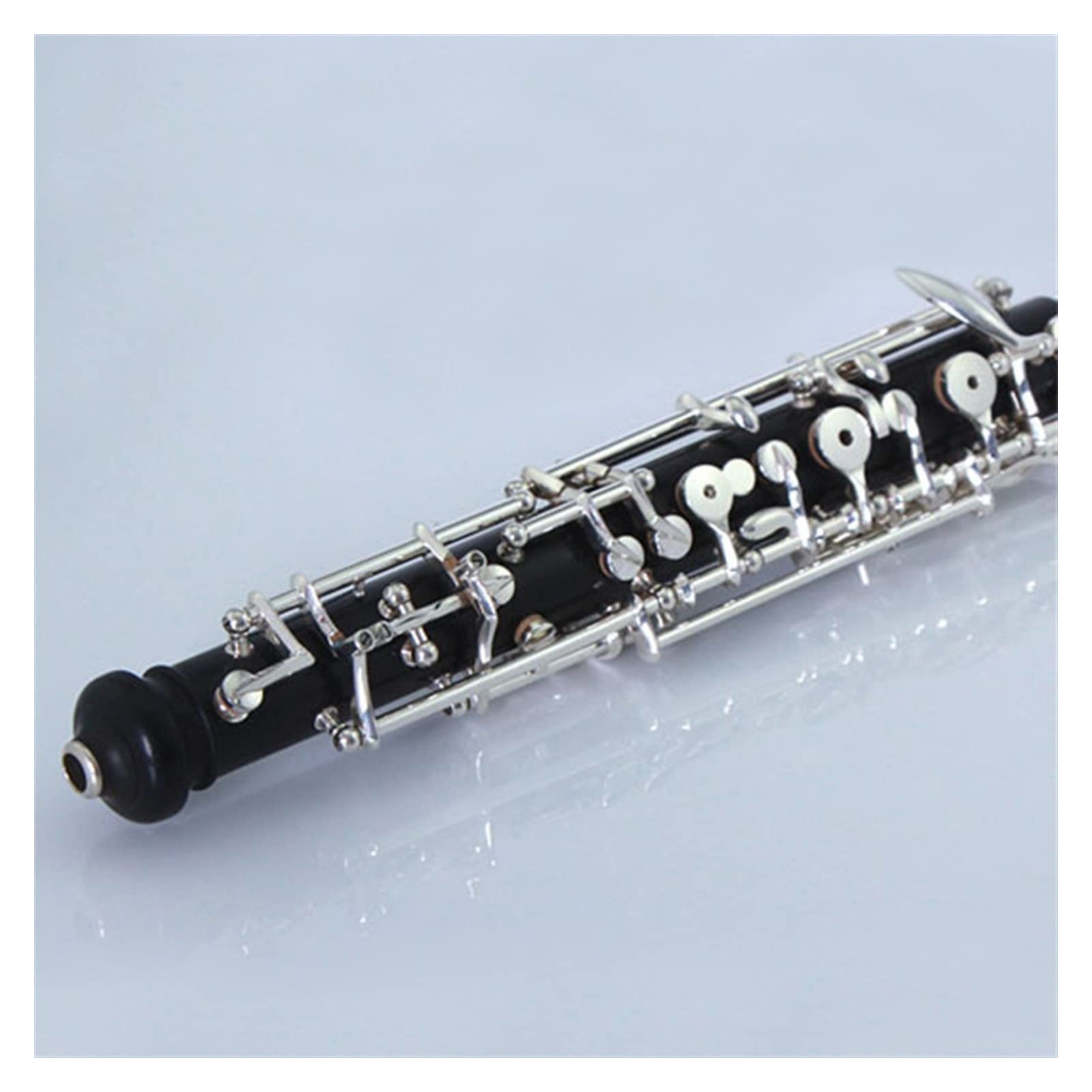 Strumento Oboe C Key Semi-Automatico Bakelite Tube Body Pulsante Placcato Argento Oboe Principiante di Oboe