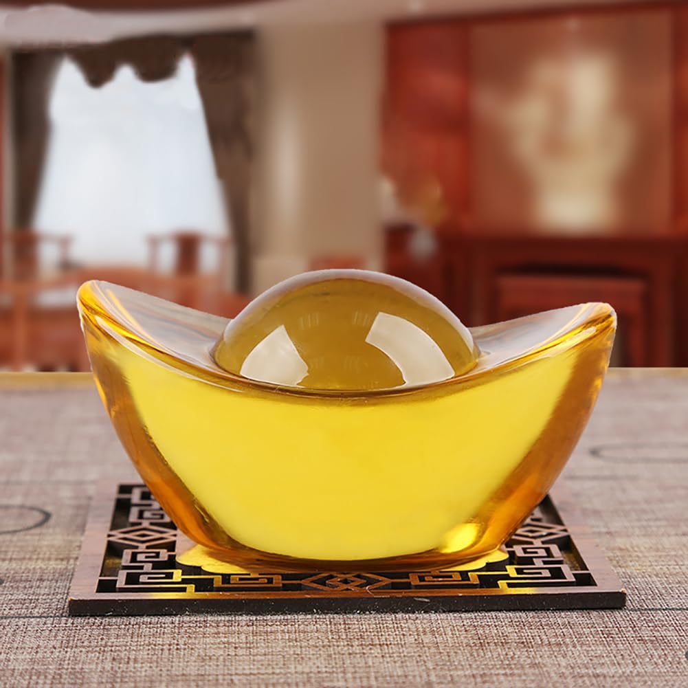 Ornement Feng Shui En Lingot Dor – Pierre Dargent Porte Bonheur En Plastique Plaqué Or Pour La Décoration De La Maison, Du Bureau, Accessoires De Chasse Au Trésor Des Pirates Du 0,46 € | DHgate