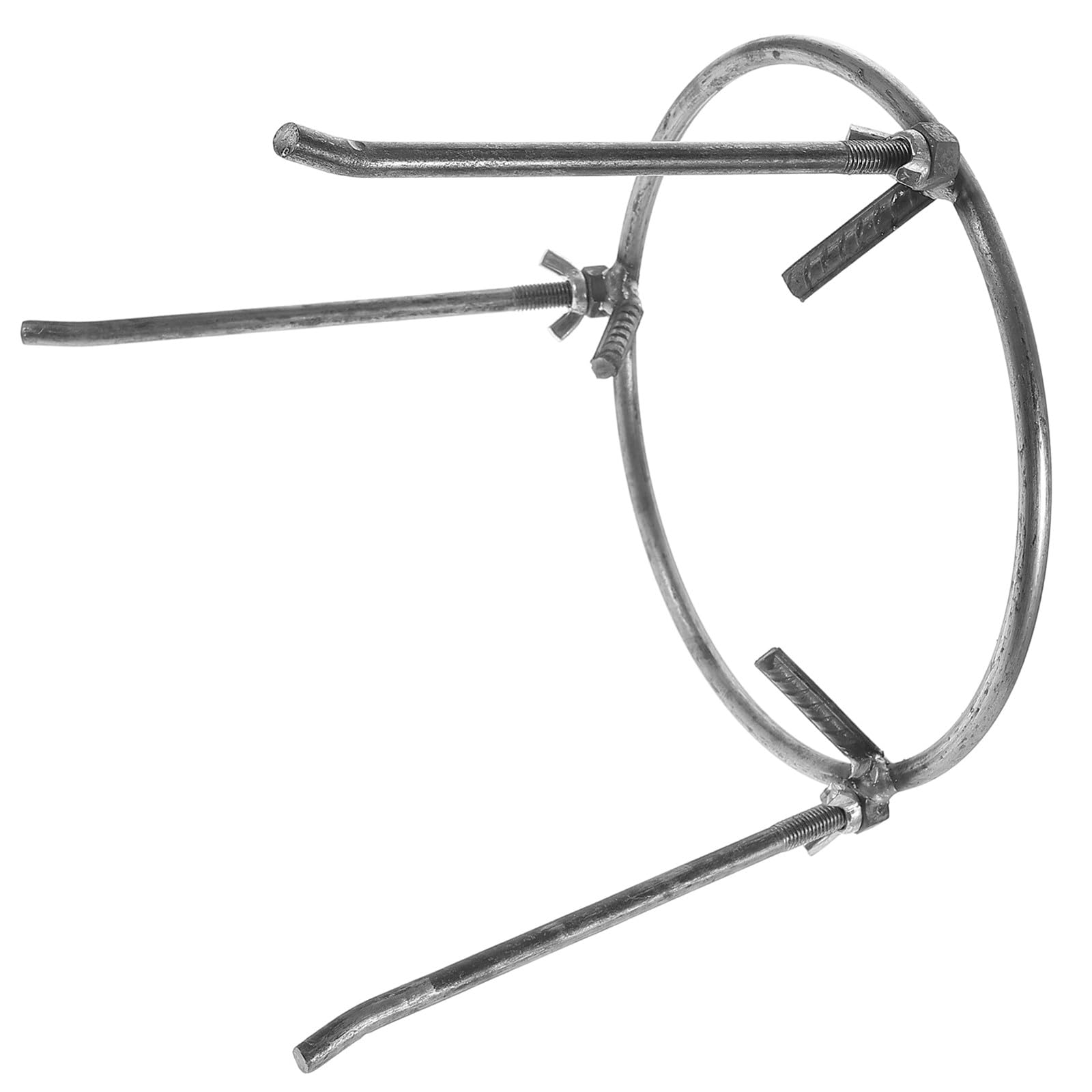 WOONEKY Trípode y Montaje Rápido para Parrilla de Fogata de Acero al Carbono Estructura Desmontable y Diseño de Trípode, Soporte Seguro para Camping y Bbq