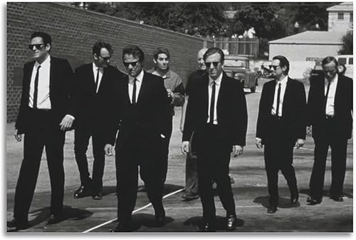 Póster de película de perros de embalse, pósteres de película, pósteres de lienzo, pósteres decorativos para habitación, estética, decoración de