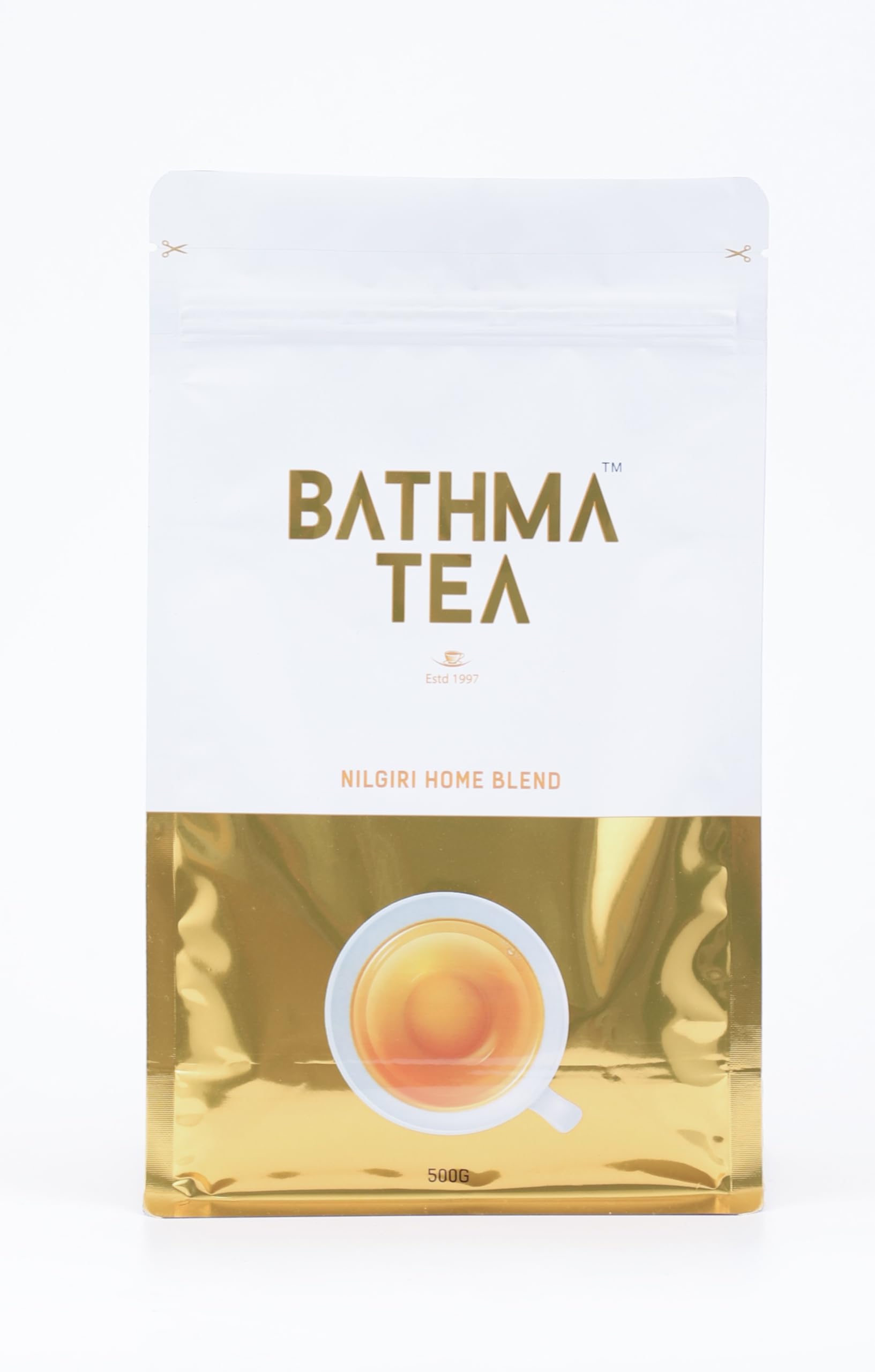 BATHMA TEA - PREMIUM NILGIRI HOME BLEND - PURE NILGIRI FLAVOR - LONG LASTING TASTE - 250 Grams (Pack of 2)
