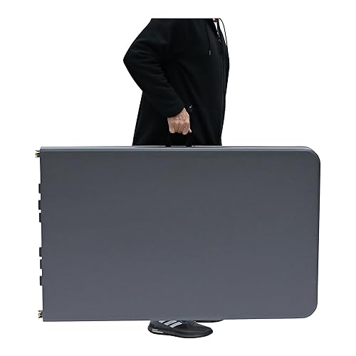 Miniatura 6 de Iceberg IndestrucTable TOO - Mesa plegable central de la serie 1200 para interiores y exteriores carbón 30 pulgadas de ancho x 96 pulgadas de largo