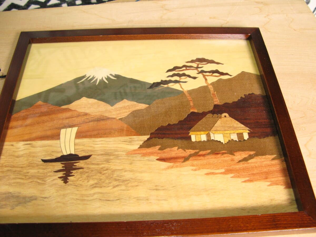DEMAIN ドマン 象嵌細工 寄木細工 木画 壁掛け DEMAIN ドマン 象嵌細工 寄木細工 木画 壁掛け - メルカリ