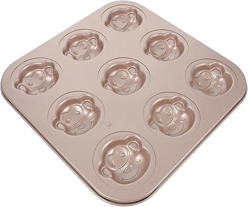 Mikinona Molde para pastel de mono, molde para tartas de galletas, mini molde para donas, cajas para fresas con chocolate, molde para hornear