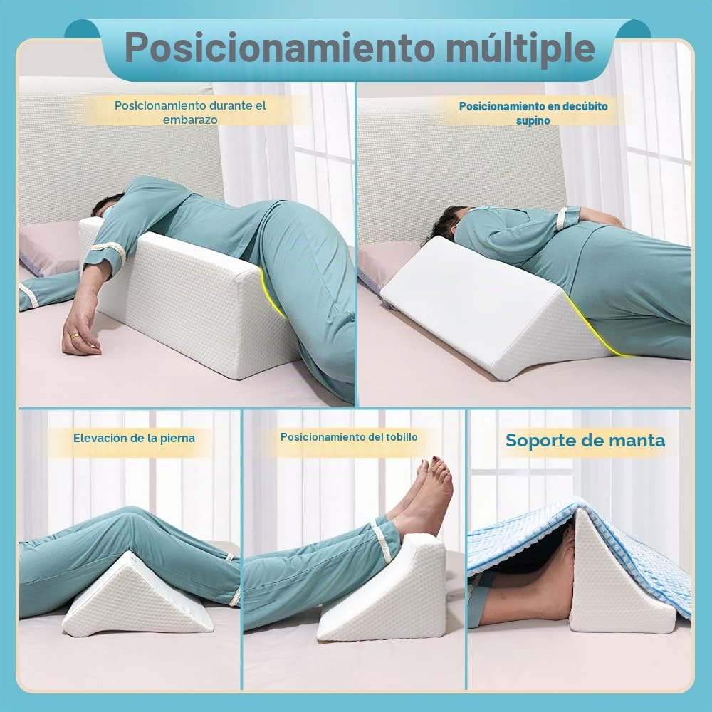 Levantadores de manta para pies de cama, soporte para mantas, soporte de manta, almohada de bloque de cuna, tobillo, pierna, rodilla, dedos de los pies, dolor y cirugía de artritis, recuperación de