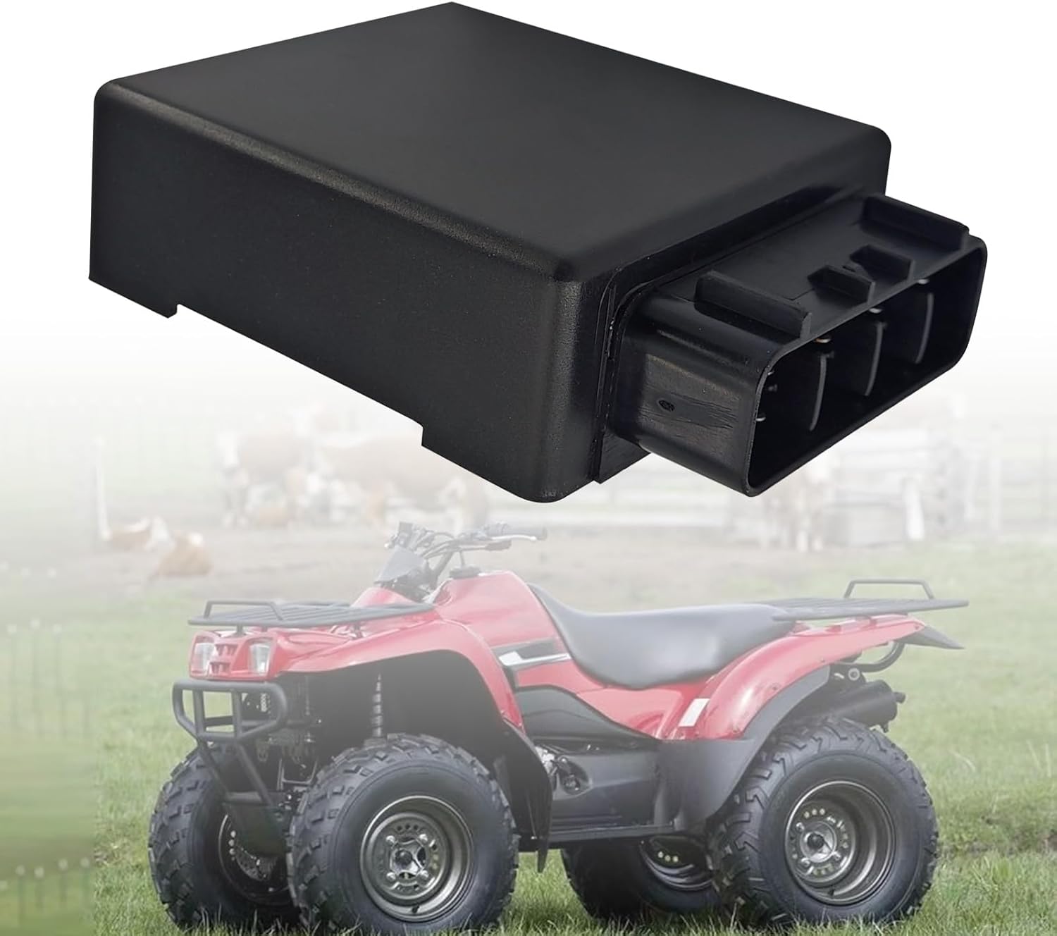 21175-0935 ECU Electronic Control Unit Compatible with K-awasaki Brute Force 650 750 ，for K-awasaki Prairie 360 700 2002-2014 Control Unit-Electron Replace# 21175-0058 21175-0086 21175-1084 211750935