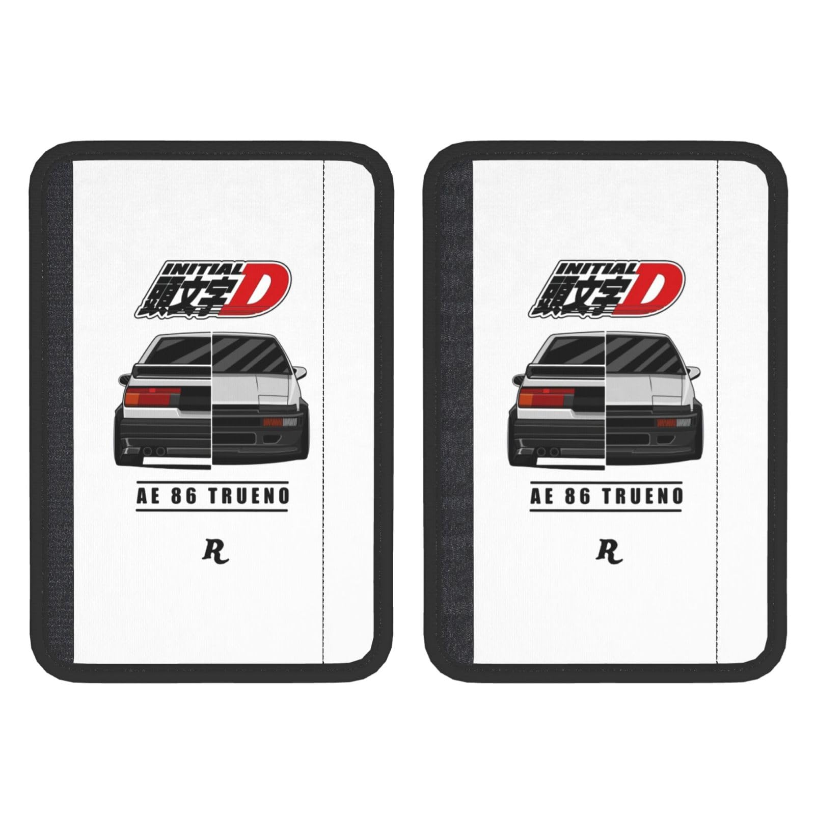 Amazon | シートベルトパッド 頭文字d イニシャル D ae86 ショルダー 