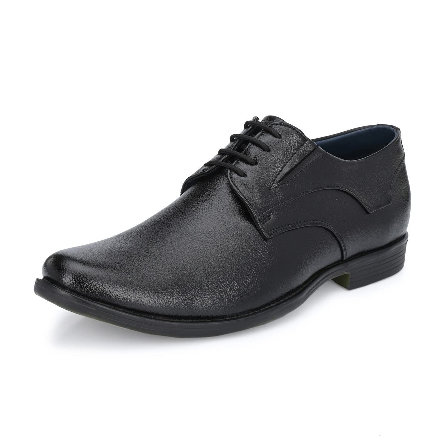 JOHN KARSUN Vegan Leather Black Laced Formal Shoes - 10 UK (B073XP942Z) Amazon Price History, Amazon Price Tracker