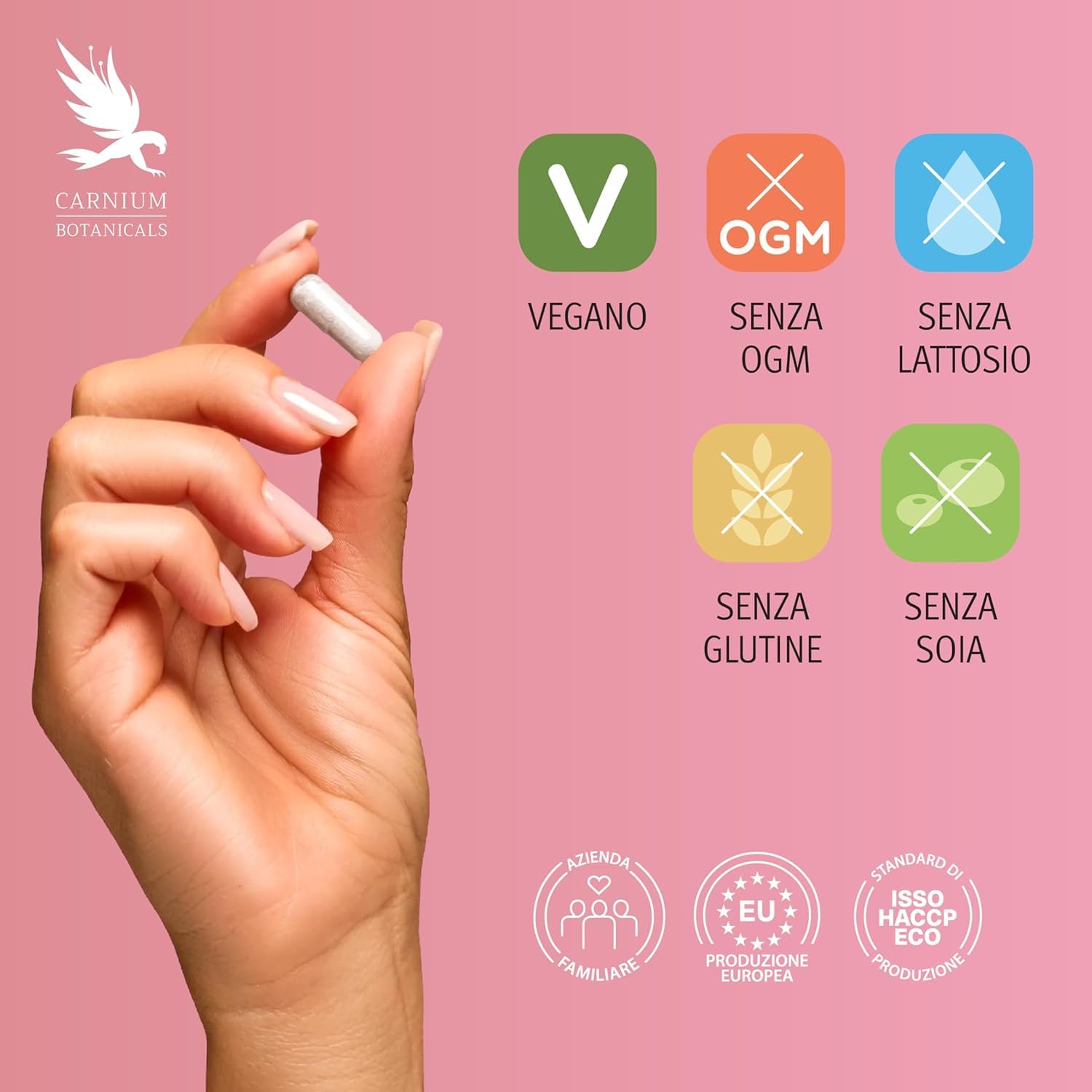 Carnium Botanicals Her Biotic & FemCARE Set – Complesso di Fermenti Lattici, Estratto di Mirtillo e D-Mannosio & Formula Vegetale con Olivello Spinoso, Noni e Calcio
