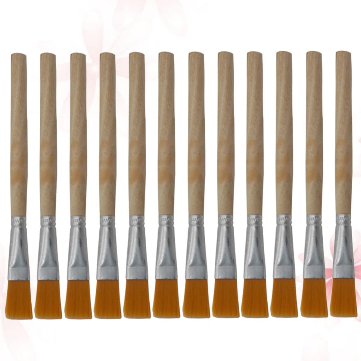 12pcs Keyboard Cleaning Brush for Electronic Components and Laptop Keyboards, Yellow Nylon Material, Small and Light Design, Easy to Carry for Office and Home Use