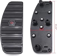 Vista 2 de HTTMT - Kit de inserción de estribo de cráneo negro tradicional D compatible con 87-15 TOURING 86-15 SOFTAIL PN MT216-068-BK-XIN