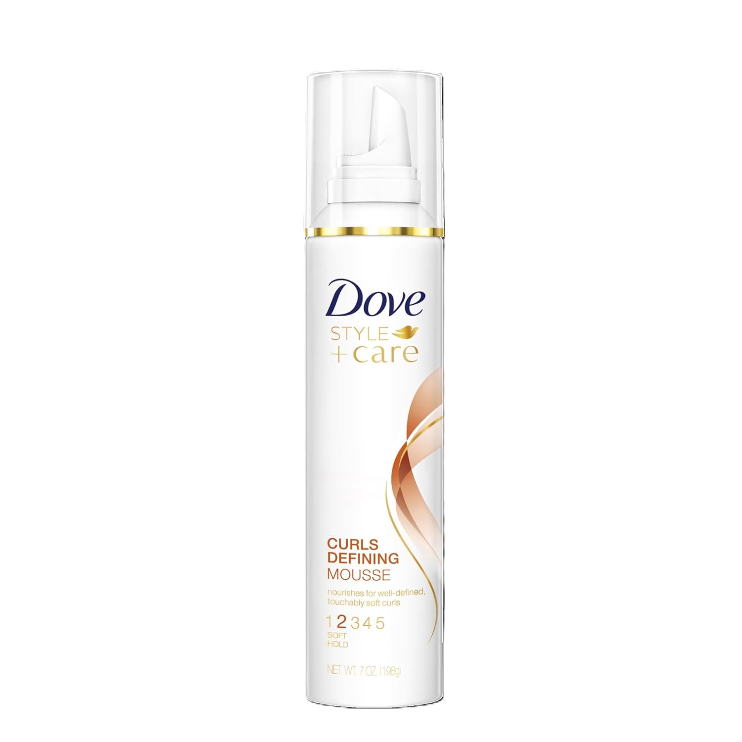 Dove Style+Care Curls Defining Mousse, Soft Hold 7 oz (Pack of 3)