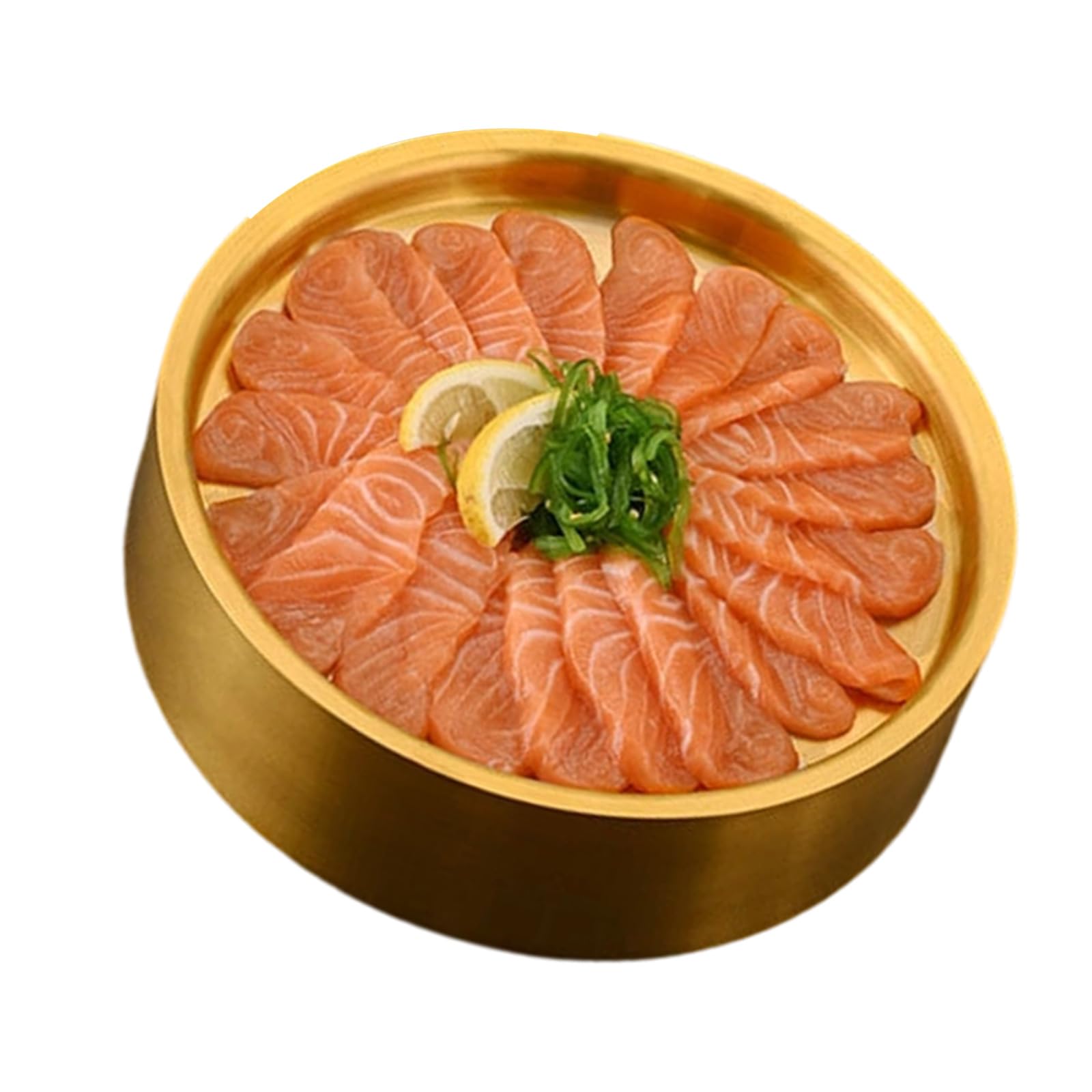 ZEPFJHE Stainless Steel Ice Pan for Delicate Food Arrangement Comfortable Design Prevents Dampness Perfect for Buffets and Social Incidents Ice Tray for Sushi