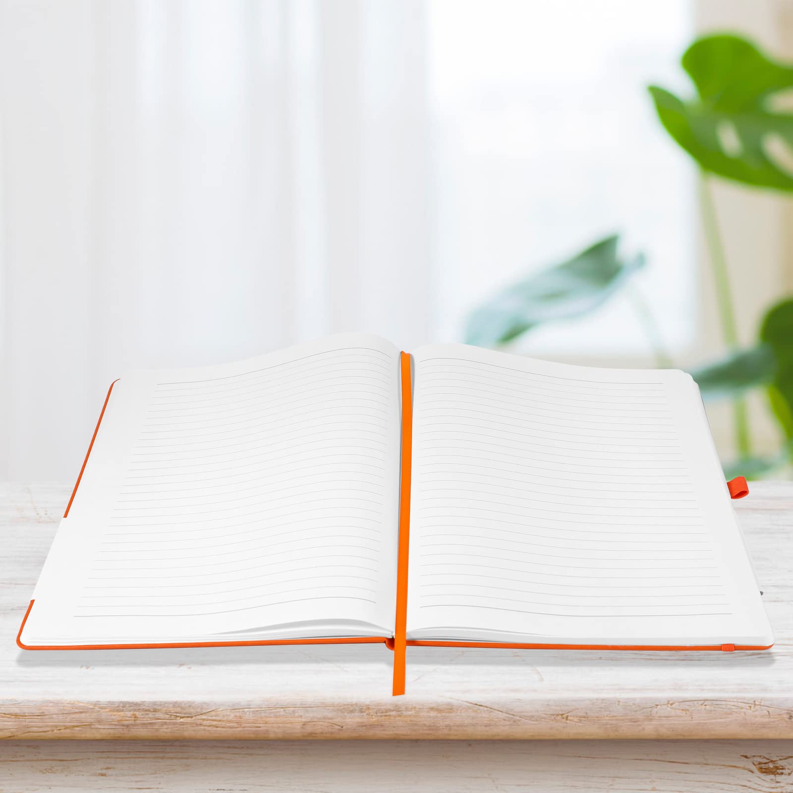 A4 Notebook, Notebook A4 Journal Notebook Hardcover Notepad with Bookmark Composition Notebooks, Pen Loop - Image 4