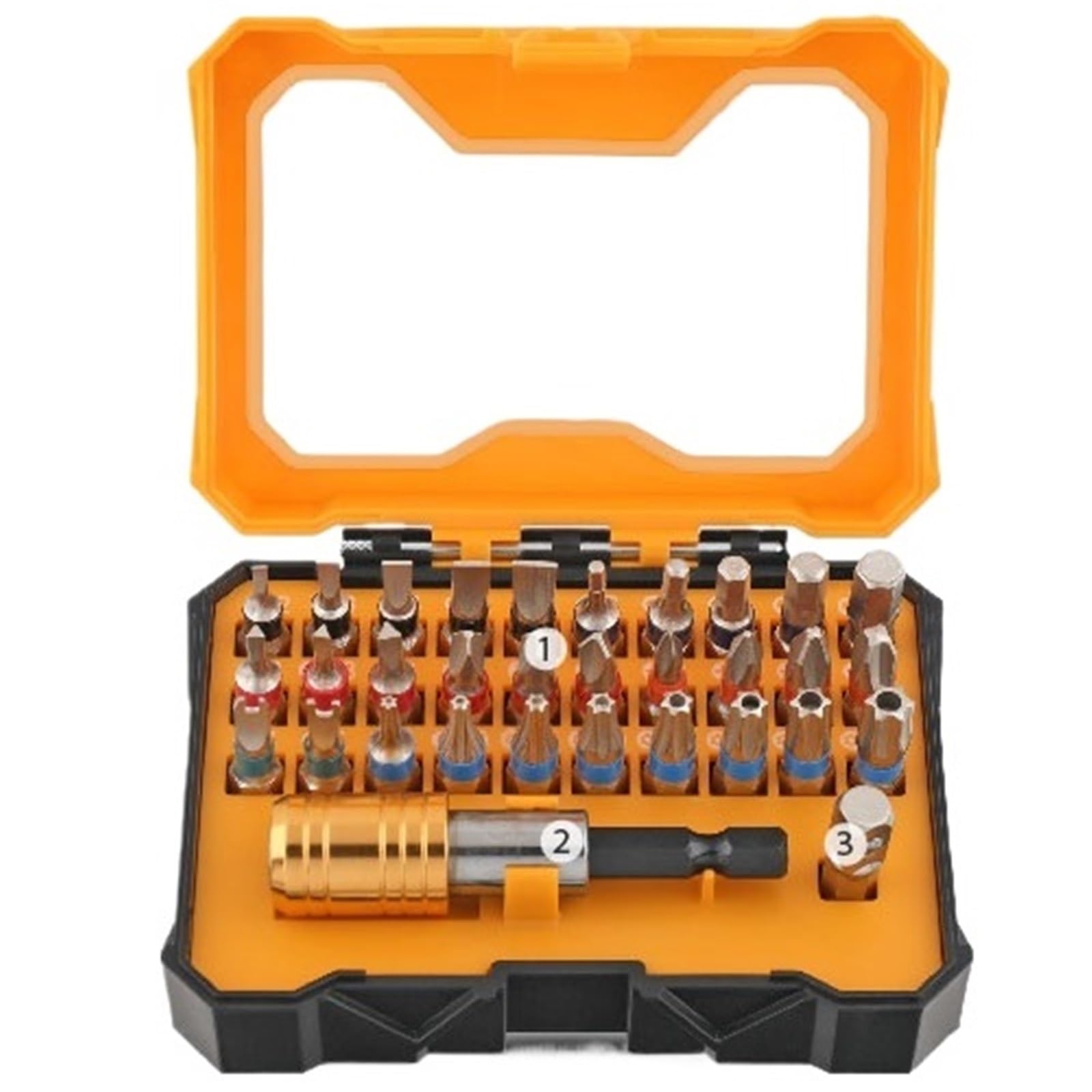 ZGUOUZANTYE Ratcheting Wrench Set, 72-T Mini Ratchet Socket Wrench Set Magnetic Screwdriver Kit with Torx Screwdrivers and Bits(T10610)