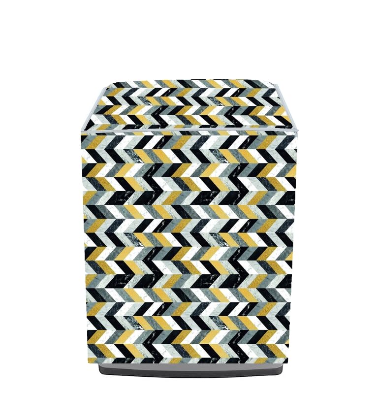 Image of Fully Automatic Top Load Washing Machine Cover Suitable For Samsung, Lg, Godrej, Whirlpool 6.5Kg, 7Kg, 7.5Kg, 8Kg, 9Kg, 10Kg, 11Kg (58Dx60Wx94H), Waterproof Cover, Tile.