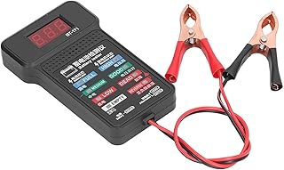 Voltaje en Tiempo Real, Analizador de Baterías Automáticas Digitales, Fácil de Usar, Pantalla LED, Alarma de Conexión Inversa, Probador de Carga de Alternador Automotriz de 12V de 12V Prueba de