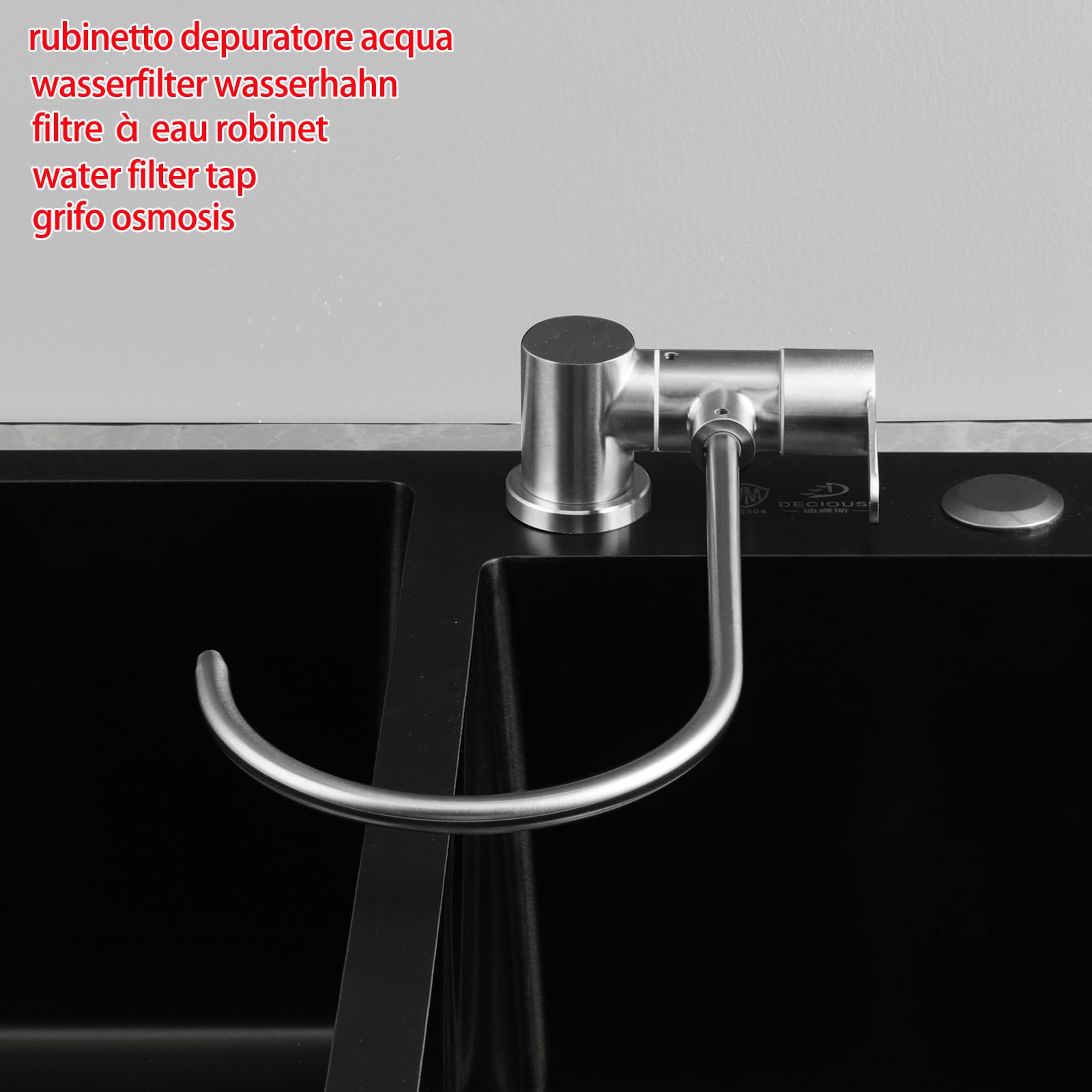 Robinet Osmoseur Eau Froide Rabattable 1 Voie Pour Système Filtration Eau