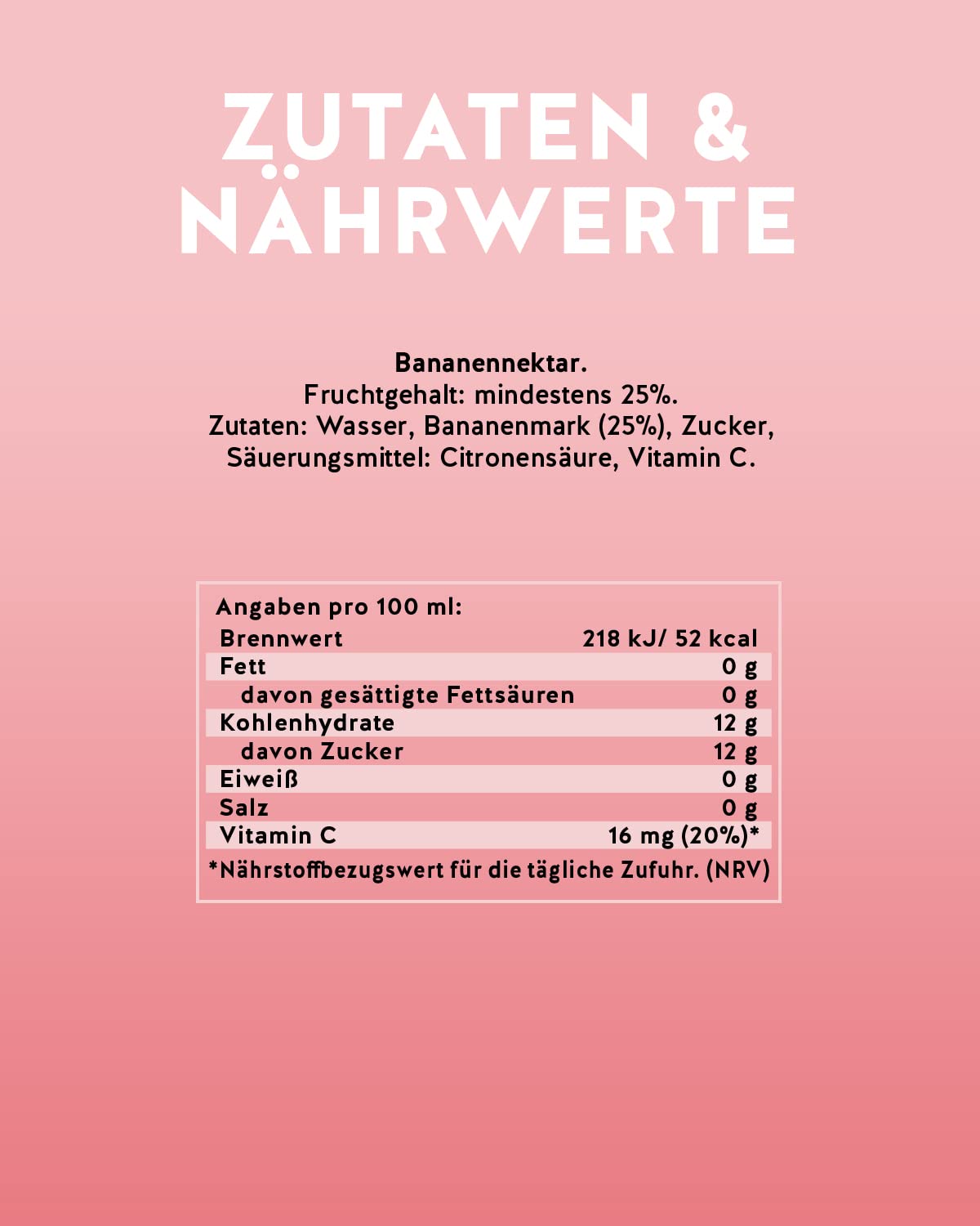 granini Trinkgenuss Banane (6 x 1l), mindestens 25% Frucht, Bananen-Nektar, vegan, natürlich, mit Pfand (Packung mit 4)