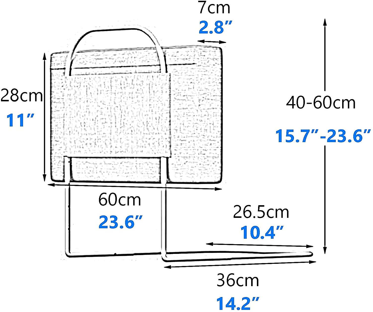 Barandilla de Seguridad para Cama de 50/60 cm, barandilla de Cama anticolisión Ajustable en Altura para niños, para Camas de niños pequeños o de Adultos (tamaño: 60 cm, Color: Rosa