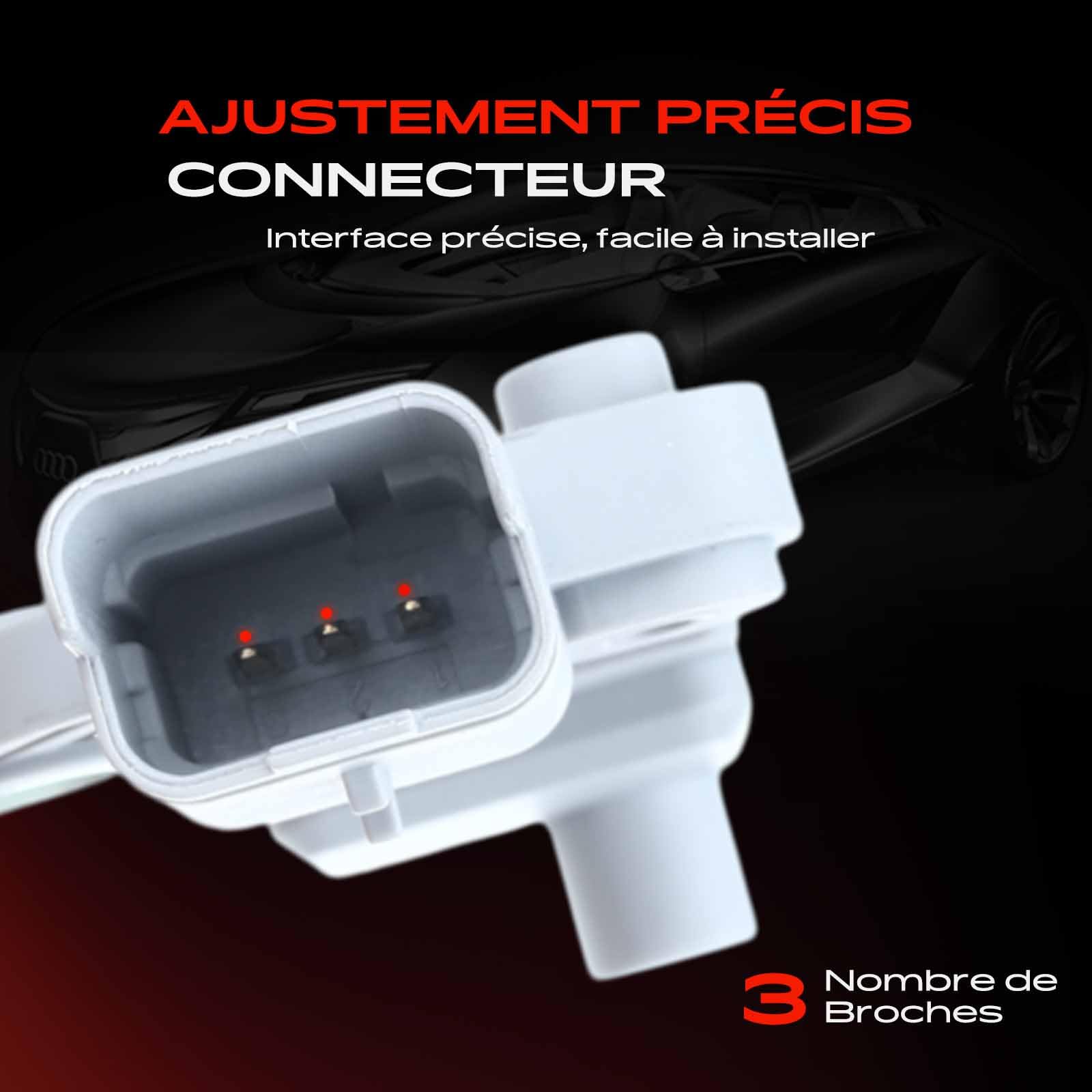 Frankberg Générateur d'impulsions pour capteur de vilebrequin 3 broches | Compatible avec: Jumpy VF7, châssis/plateau Jumpy, DS5 KF, 508 SW I 8E, DS5, Expert plateau/châssis, Boîte à sauts, C8