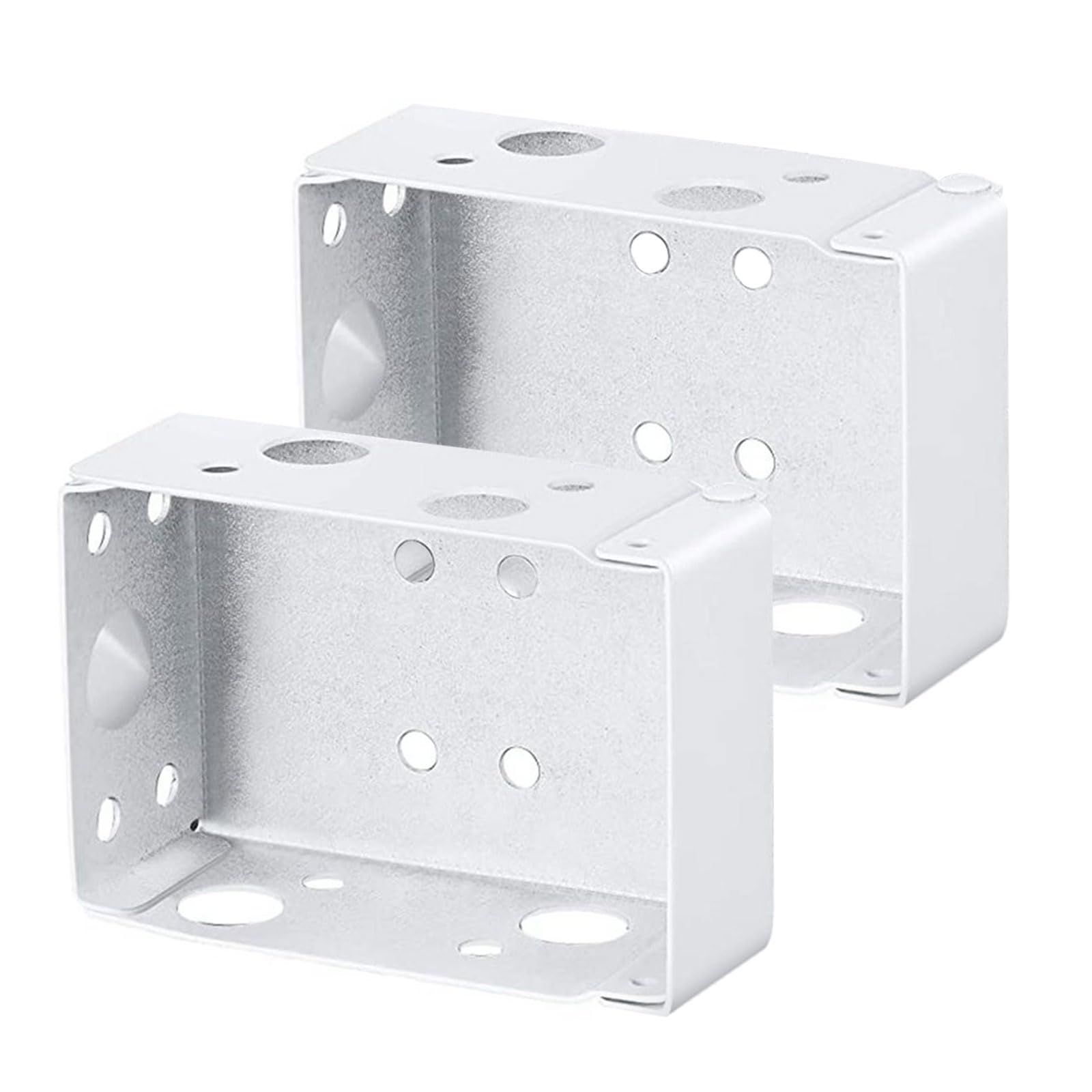 VZU 2PCS Venetian Blind Brackets, Venetian Blind Parts, Blind Brackets Top Fix Fitting, Curtain Track Brackets, Bracket for Venetian Blind Ceiling Fixture(White)