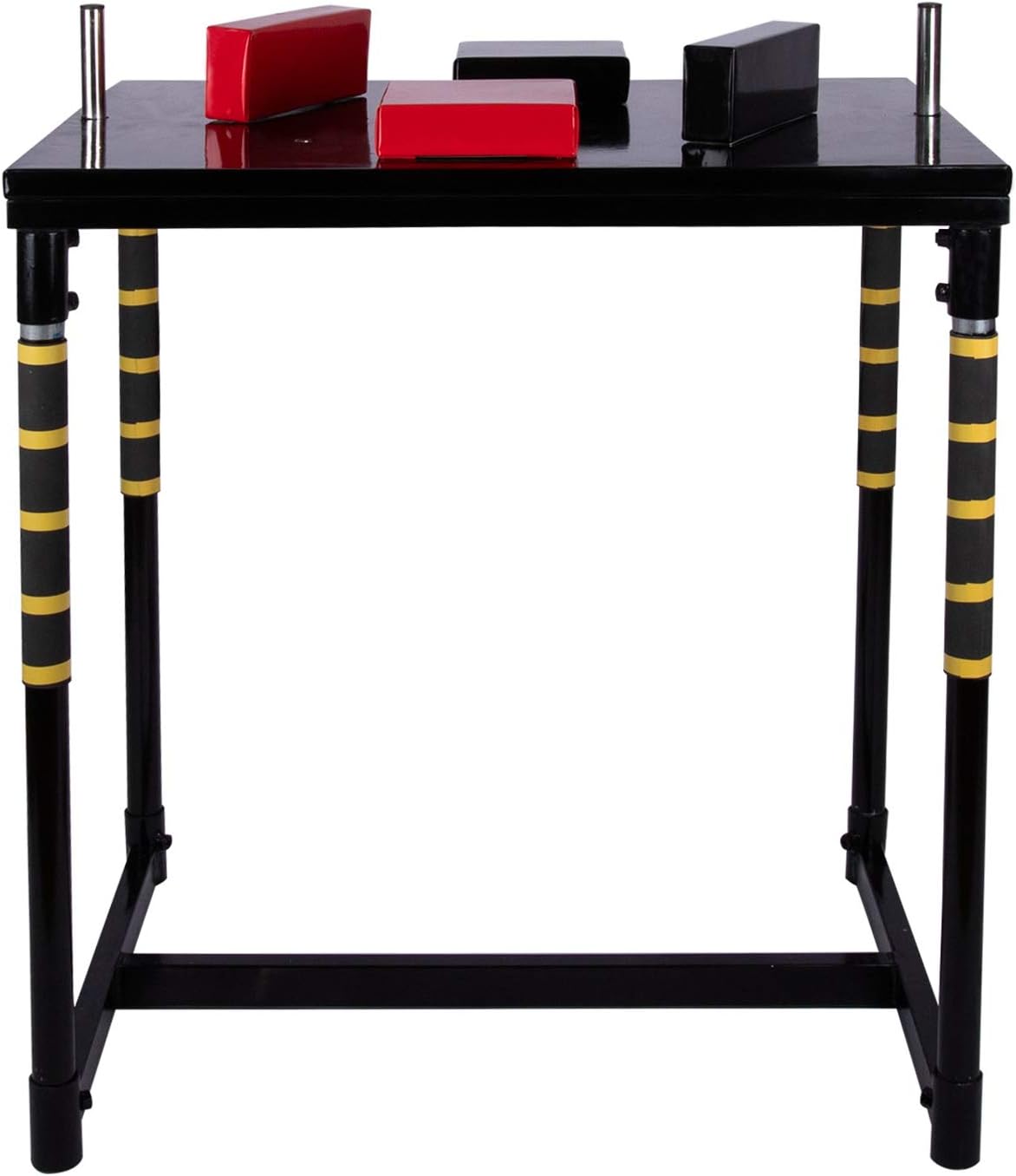 HXSD Standard Combat Arm Wrestling Table, BlackRed Classic Professional Home Office Fitness Club Fighting Table Fitness Equipment,Black