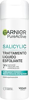 Garnier Trattamento Liquido Esfoliante, Pelle Liscia e Levigata, Pori e Segni Post Acneici Ridotti, Arricchito con Acido Salicilico, Niacinamide, Squalano, AHA, Pure Active, 120 ml